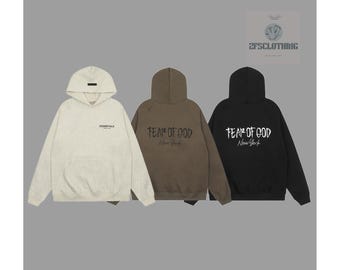 Premium Essentials bomullshoodie Bekväm, mjuk, bra kvalitet