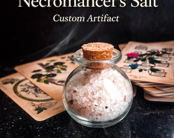 Necromancer's Ritual Salt: Custom Magic Altar Talisman