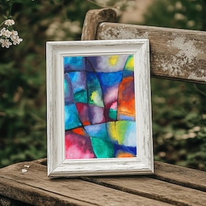 Chakra Vitrages – Chakra Wall Art | Spiritual Energy Artwork | Watercolor Digital Print