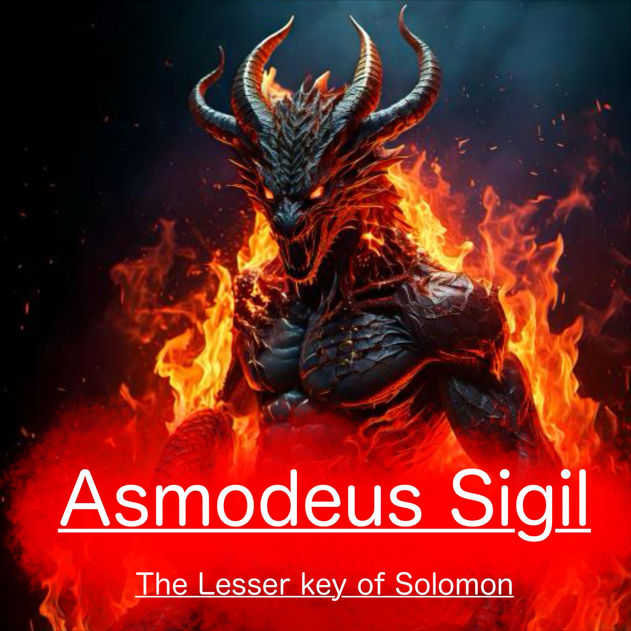 Asmodeus Ritual Asmodeus Sigil: Ritual Magic Key (digital Download, PDF Guide Included ...