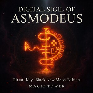 Asmodeus Sigil: Ritual Magic Key (Digital Download, PDF Guide Included)