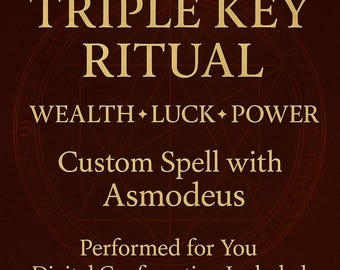 Triple Key Code Ritual — Wealth Manifestation with Asmodeus