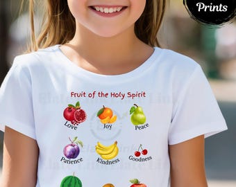 Fruto del ESPÍRITU SANTO, Merchandising Cristiano, PNG, sublimación (Descarga Digital)