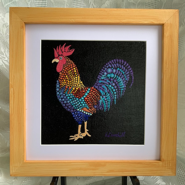 Rooster Art Etsy