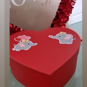 Scatola portaoggetti speciale San Valentino  in pittura diamante