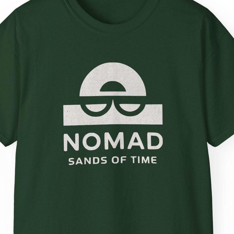 Camiseta Nómada Arenas del Tiempo / Camiseta minimalista de viaje de verano imagen 1