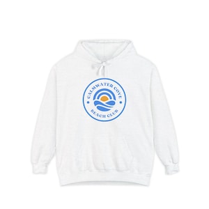 Beach Club Hoodie: Garment-Dyed Cotton-Blend Sweatshirt