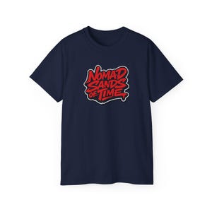 Nomad Sands of Time Tee | Retro Graffiti Typography T-Shirt Gift image 3