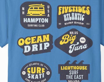 Vintage-Inspired Graphic T-Shirt, 100% Ring-Spun Garment-Dyed Cotton
