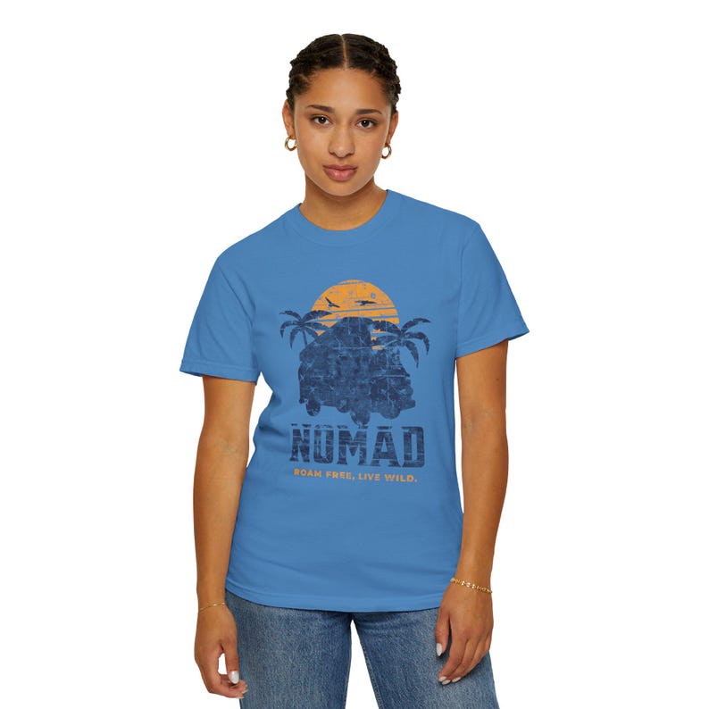 Nomad Adventure T-Shirt: Unisex Garment-Dyed Cotton Tee Bild 8