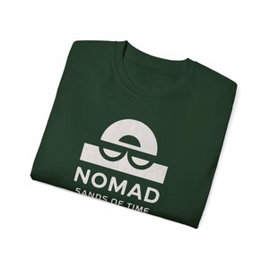 Camiseta Nómada Arenas del Tiempo / Camiseta minimalista de viaje de verano imagen 11
