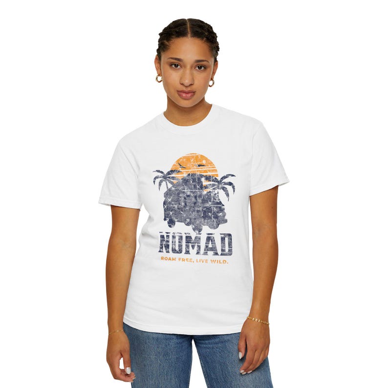 Nomad Adventure T-Shirt: Unisex Garment-Dyed Cotton Tee Bild 7
