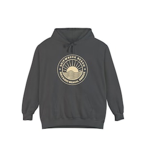 Sunset Vibes Unisex Hoodie: Garment-Dyed Cotton-Blend Cozy Comfort