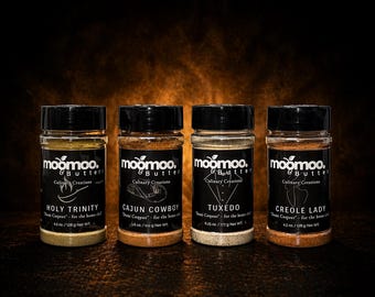 Complete Flavor System | 4-Piece Gourmet Seasoning Set | Everyday Cooking Blends