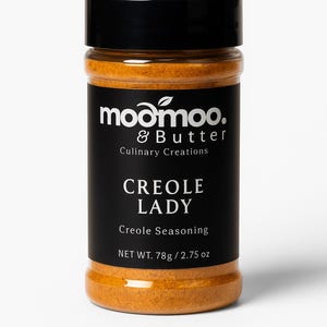 Creole Lady Seasoning Blend (4.5 oz. Net Wt.) - Creole Spice Mix for Gumbo, Jambalaya, Southern Cooking - All-Natural Spice Blend - No MSG
