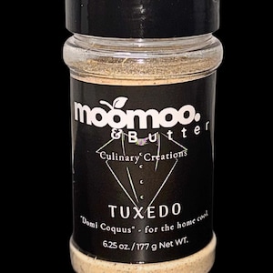 Tuxedo Salt & Pepper Seasoning Blend: All-Purpose Gourmet Flavor (6.25 oz Net Wt.)