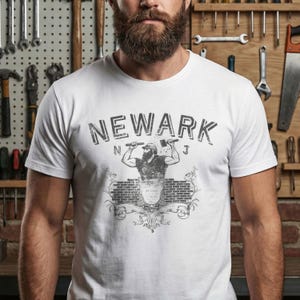Newark Bricklayers Union T-Shirt: Vintage New Jersey History Tee