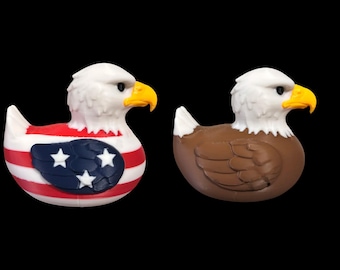 Patriotic Eagle Duck Car Decoration For Jeep Ducking Gift For Cruise Line Collectible Eagle Design Car Accessory For Dashboard Display Item