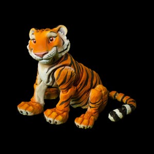 Articulated Tiger Possible Figure Desk Toy Collectible Animal Decoration Office Accessory Movable Joint