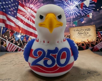 Patriotic Duck 250th Anniversary Celebration Jeep Ducking Cruise Line Collectible 4th Of July