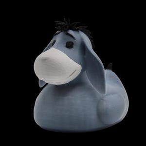 3D Printed Eeyore Duck: Winnie the Pooh Jeep Ducking Gift