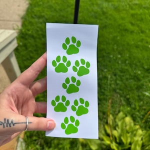 Paw Prints Car Decal