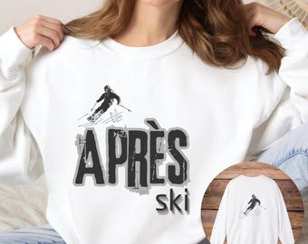 Après Ski Sweatshirt: Unisex Winter Sports Crewneck