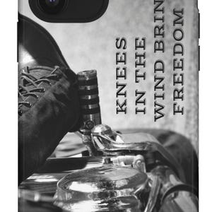 Motorcycle Ride Lover Tough Case, Knees in the Wind Rider Phone Cover, Biker Gift, Motorcycle Enthusiast, Bike Lover Gift, Tough Phone Case