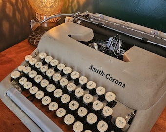 【ビンテージ】大型 米国 アンティーク SMITH-CORONA タイプライター アンティーク タイプライター スミス -通販-ローズボール