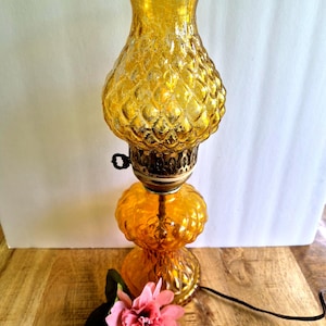 Amber Hurricane Lamp Quilted - Etsy