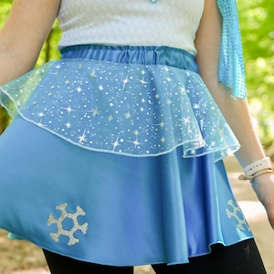 Snow Queen Royalty Rock, Elsa Laufrock, Laufrock, Sparkle Laufrock, Schneeflocke Laufrock, Prinzessinnen Rock, Laufkostüm