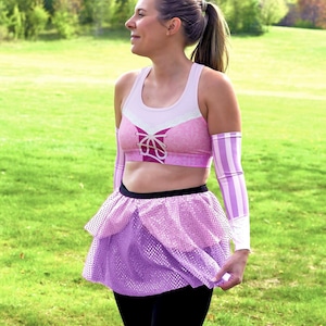 Tangled Rapunzel Running Sports Bra, Rapunzel Sports Bra Costume, Tangled Costume, Princess Costume, Princess Sports Bra, Run Disney Costume