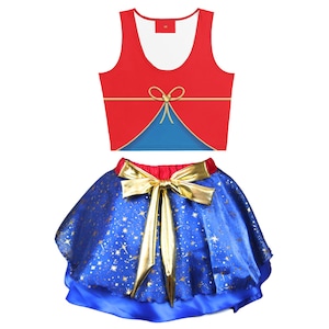 Sorcerer Mickey Royalty Running Skirt, Sorcerer Mickey Costume, Running Skirt, Princess Costume, Sorcerer Mickey Costume, Mickey Skirt