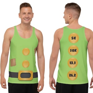 Dopey Dwarf Running Crop Top, Dopey Snow White Costume, Running Costume, Mens Dopey Costume, Dopey Challenge Crop Top, Men&#39;s Dopey Shirt