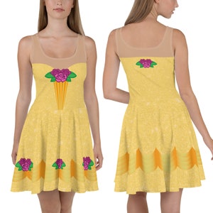 Belle Beauty and the Beast Dress, Belle Running Costume, Belle Costume, Beauty and the Beast Running Costume, Running Dress, Running Skirt