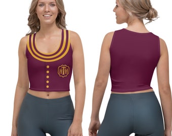 Tower of Terror Crop Top, Tower of Terror Costume, Running Costume, Tower of Terror Crop Top, Cute Sports Bra, Tower Terror Womens Costume