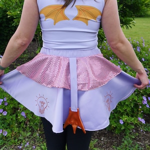 Figment Dragon Royalty Skirt, Figment Running Skirt, Running Skirt,Sparkle Running Skirt, Figment Running Costume, Run Costume