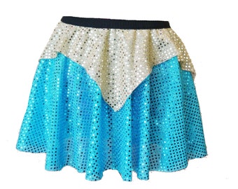 Running Skirt, Jasmine Costume, Princess Jasmine Skirt, Aladdin Skirt, Sparkle Running Skirt, 5K Skirt, Race Skirt, Princess Skirt