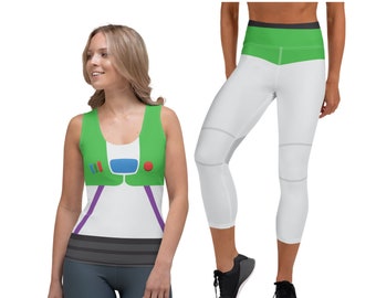 Buzz Lightyear Running Costume, Buzz Toy Story Leggings, Toy Story Running Leggings, Buzz Lightyear Running Costume, Buzz Costume