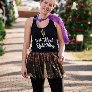 Anna 2 Running Costume, Anna 2 Costume, Frozen 2 Costume, Frozen 2 Tank, Sparkle Skirt, Running Skirt, Princess Costume, Queen Anna Costume
