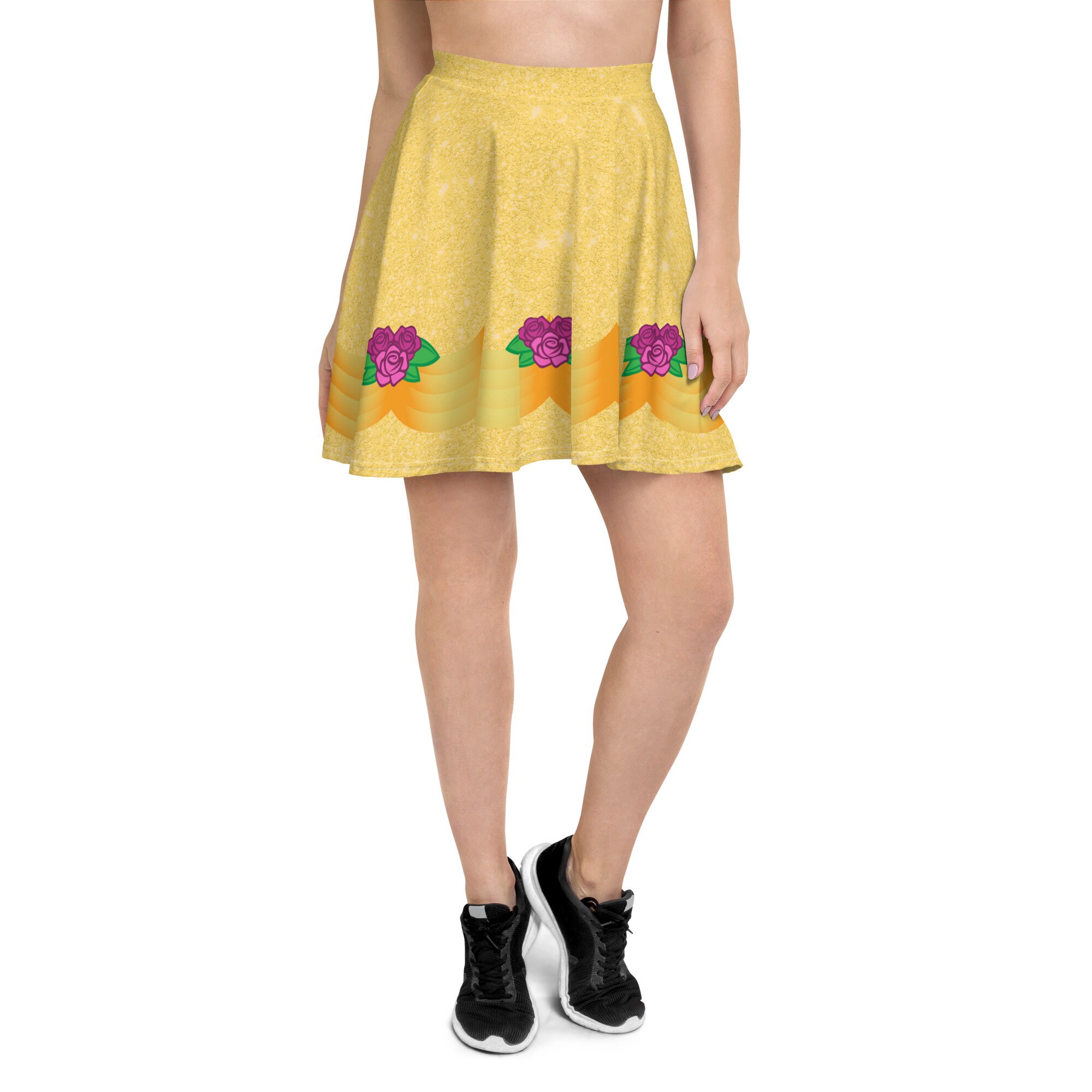 Discover Belle Running Skirt, Beauty and the Beast Skirt, Women's Skater Skirt, Running Dress