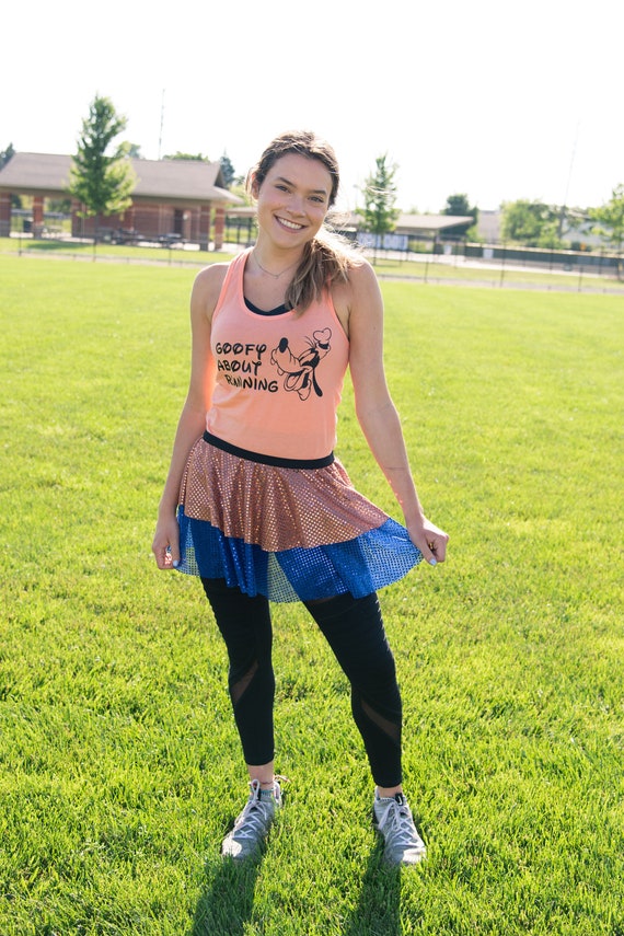 Sparkle Skirt Fairy Tale Shirt Daisy Duck Running Costume Running Costume Daisy Duck Costume Running Skirt Daisy Tank