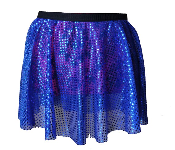 Running Skirt Sparkle Blue Running Skirt Blue Running Skirt Sparkle Running Skirt 5K Skirt Race Skirt Princess Skirt