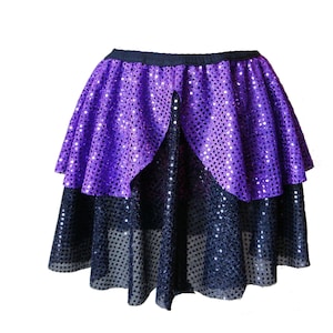 Evil Queen Running Skirt, Running Skirt, Maleficent Running Costume, Sparkle Running Skirt, 5K Skirt, Race Skirt, Princess Skirt