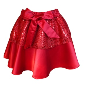 Roter Royalty Rock, Roter Laufrock, Prinzessin Laufrock, Sparkle Laufrock, Run Rock, Laufkostüm, Prinzessin Weekender