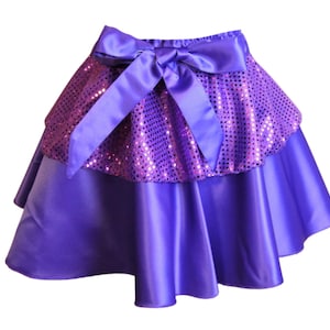 Lila Royalty Rock, Lila Laufrock, Prinzessin Laufrock, Sparkle Laufrock, Laufkostüm, Prinzessin Weekender