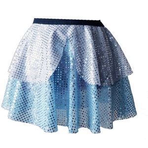 Running Skirt, Cinderella Running Skirt, Sparkle Running Skirt, 5K Skirt, Race Skirt, Princess Skirt, Blue Sparkle Skirt