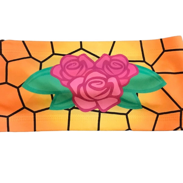 Belle Headband, Running Headband, Yoga Headband, Beauty and the Beast Yoga Headband, Princess Headband, Belle Beauty and Beast Headband