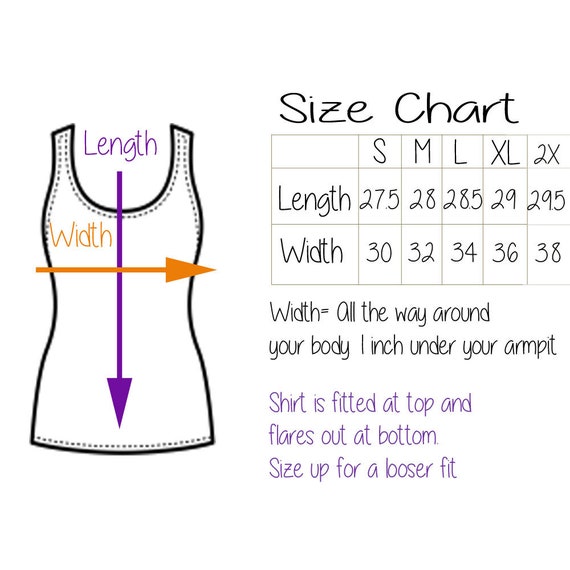 Finish Line Size Chart