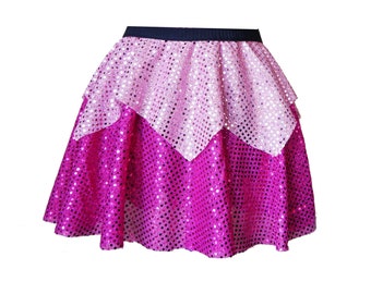 Running Skirt, Sleeping Beauty Costume, Aurora Skirt, Sparkle Running Skirt, 5K Skirt, Race Skirt, Princess Skirt